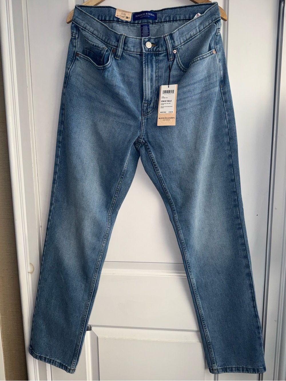 🥃 Scotch & Soda NWT Clifton Straight Fit Five-Pocket Jeans - Size 32X32